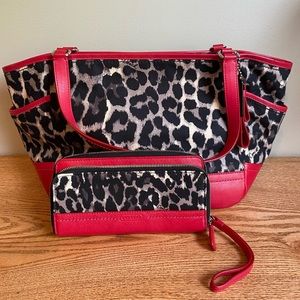 Coach tote and wallet